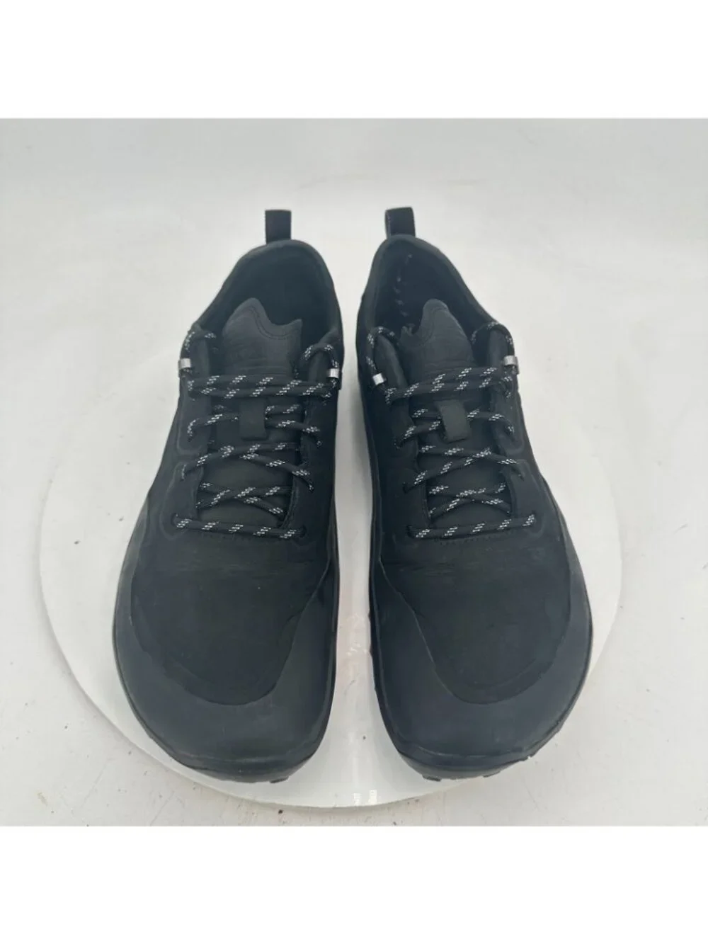 VivoBarefoot Tracker Leather Low Top Men Size EU 42 US 8.5 Black Hiking Shoes